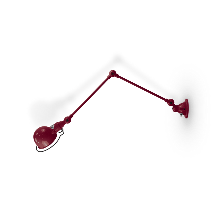 Signal 2 - Arm Wall Sconce - SI331 - Glossy Finish - Jielde - Wall Sconces - No Switch - Burgundy - RAL3005 - HORNE