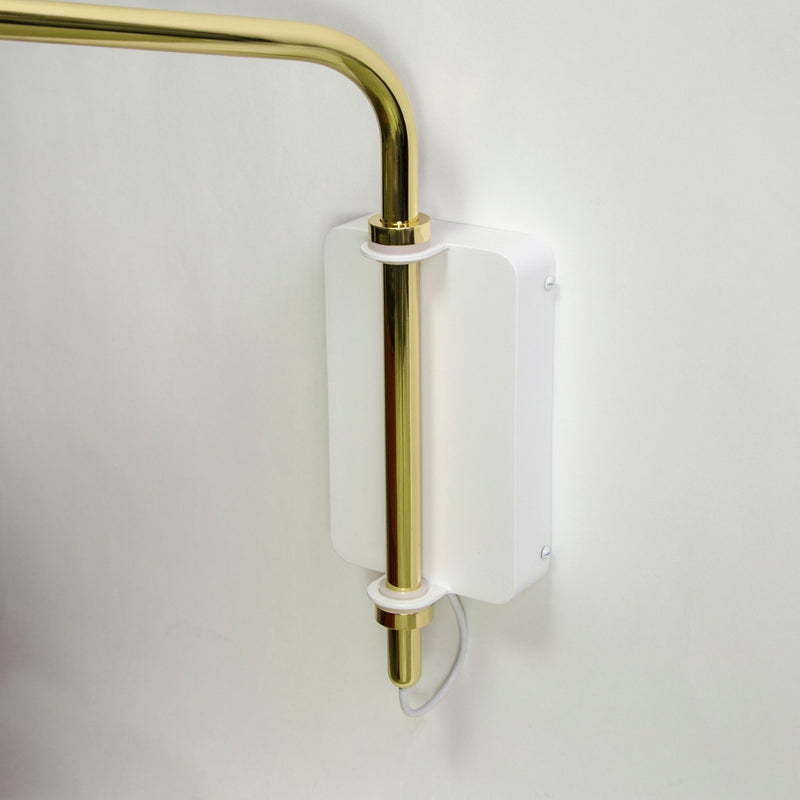Signal Arm Sconce Short - Hardwired - Souda - Wall Sconces - Brass - 2700K - Warm White - HORNE