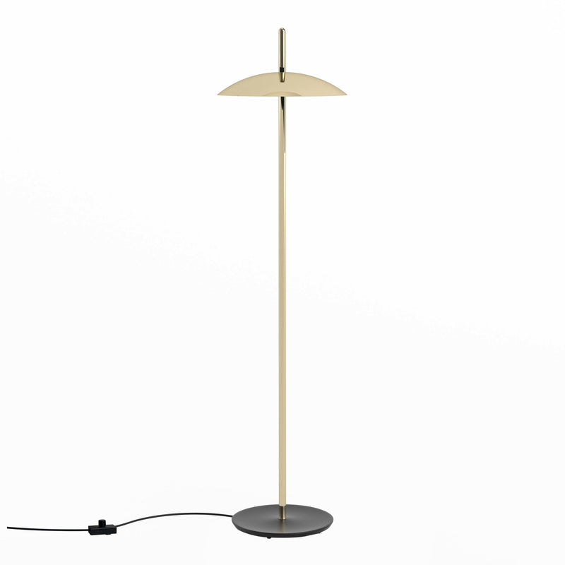 Signal Floor Lamp - Souda - Floor Lamps - White x Brass - 2700K - Warm White - HORNE