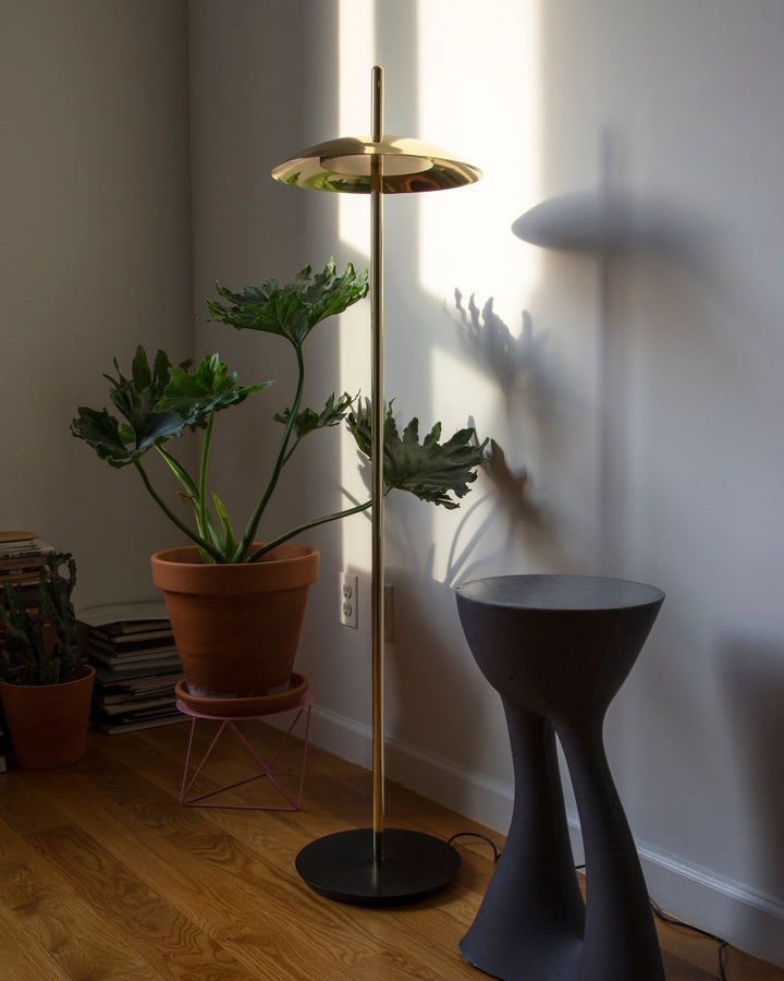 Signal Floor Lamp - Souda - Floor Lamps - Nickel - 2700K - Warm White - HORNE