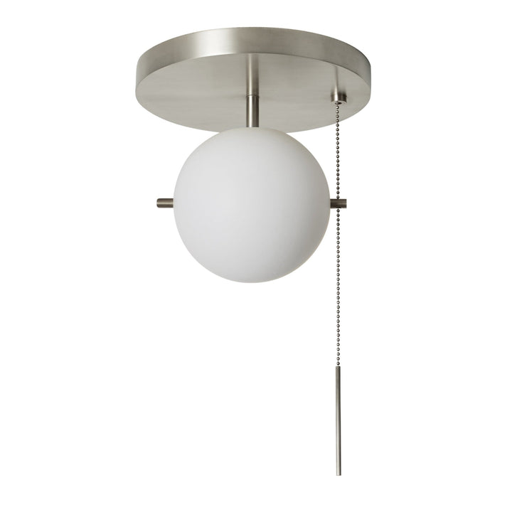 Signal Flush Mount - Workstead - Ceiling Lights - Hewn Brass - With Pull Chain - HORNE