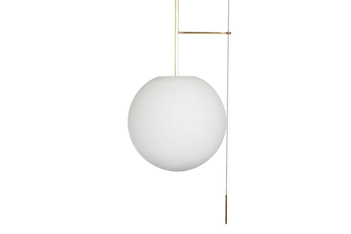 Signal Globe - Workstead - Ceiling Lights - Hewn Brass - With Pull Chain - HORNE