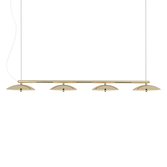 Signal Linear Pendant - 73" - Souda - Pendants - Brass - 2700K - Warm White - Black - HORNE