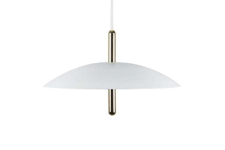 Signal Pendant Light 13 - Souda - Pendants - White x Brass - 2700K - Warm White - White - HORNE