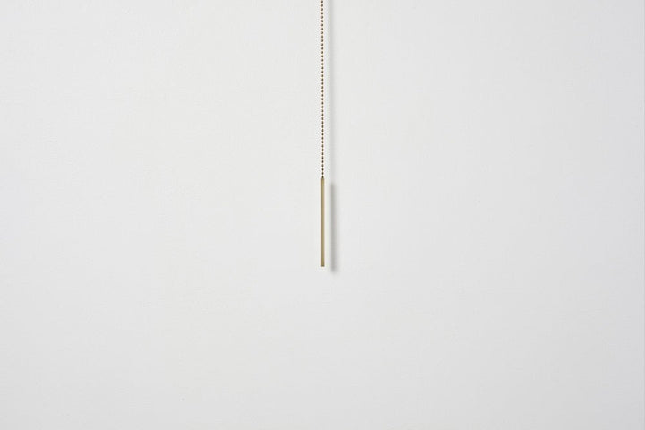 Signal Sconce - Workstead - Wall Sconces - Hewn Brass - With Pull Chain - HORNE