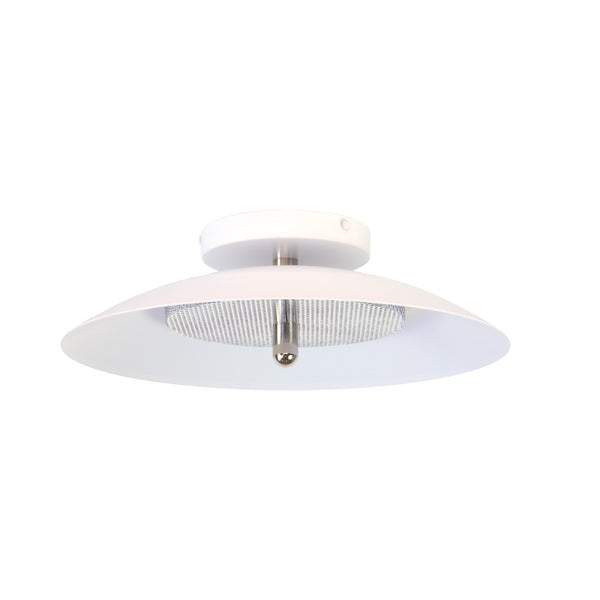 Signal Wall/Ceiling Light - Flush Mount - Souda - Ceiling Lights - White - Nickel - 2700K - Warm White - HORNE