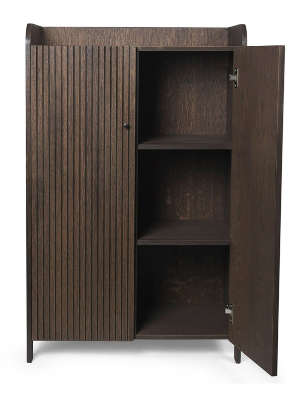 Sill Cupboard Low - Ferm Living - Storage + Organization - Dark Stained Oak - HORNE