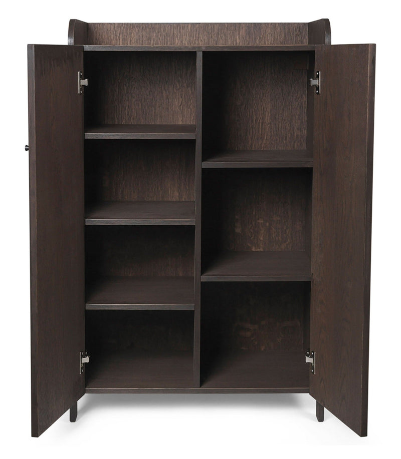 Sill Cupboard Low - Ferm Living - Storage + Organization - Dark Stained Oak - HORNE