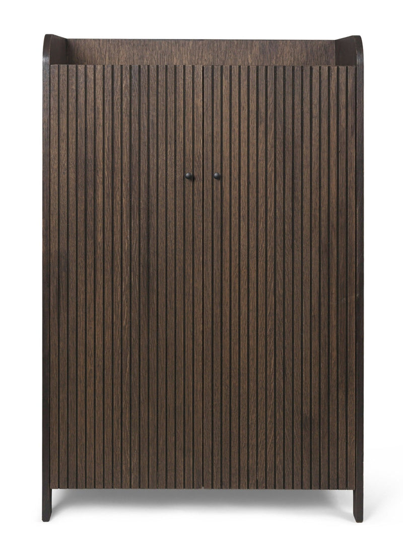 Sill Cupboard Low - Ferm Living - Storage + Organization - Dark Stained Oak - HORNE