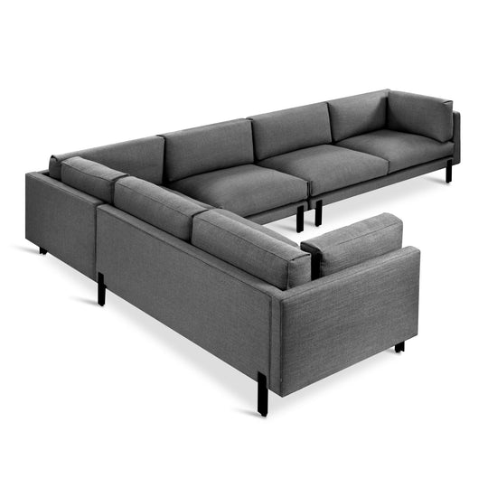 Silverlake XL Sectional - Gus* Modern - Sofas - Andorra Pewter - Left Facing - HORNE