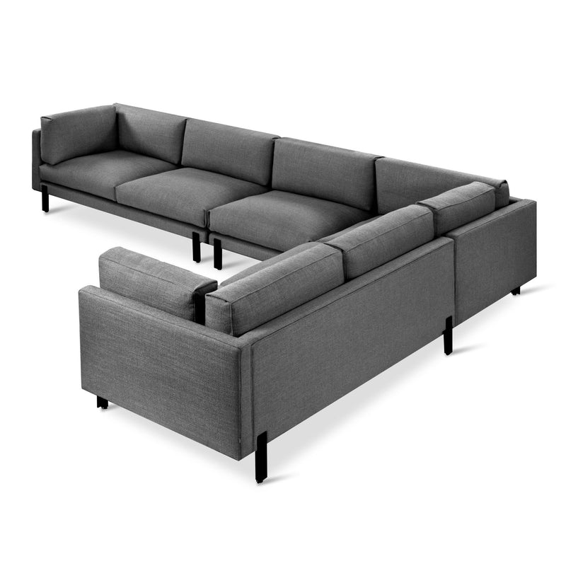 Silverlake XL Sectional - Gus* Modern - Sofas - Andorra Pewter - Left Facing - HORNE
