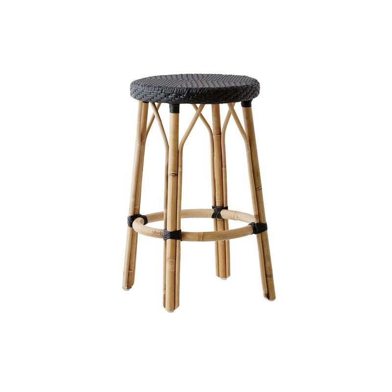 Simone Counter Stool - Sika Design - Stools + Benches + Ottomans - Black / Black Dots - HORNE
