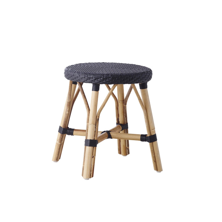 Simone Dining Stool - Sika Design - Stools + Benches + Ottomans - Black / Black Dots - HORNE