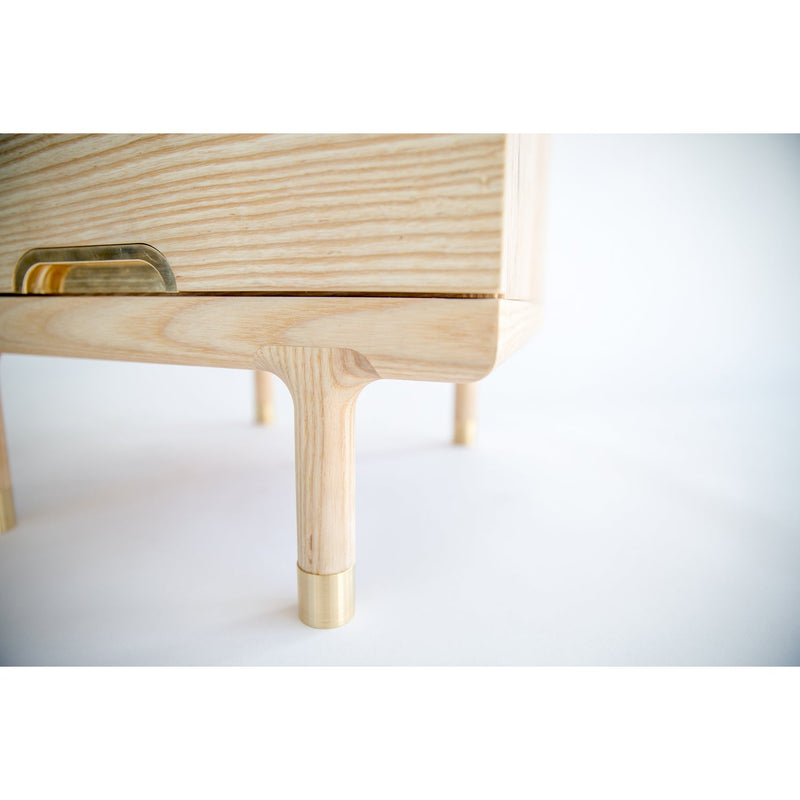 Kalon Studios Simple Ash Wood Side Table