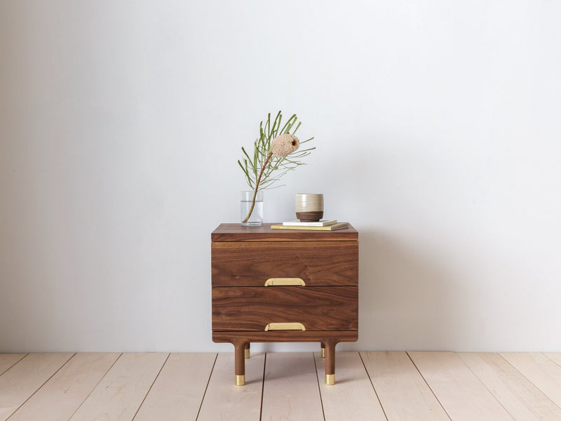 Simple Side Table - Walnut - Kalon Studios - Bedside Tables - HORNE