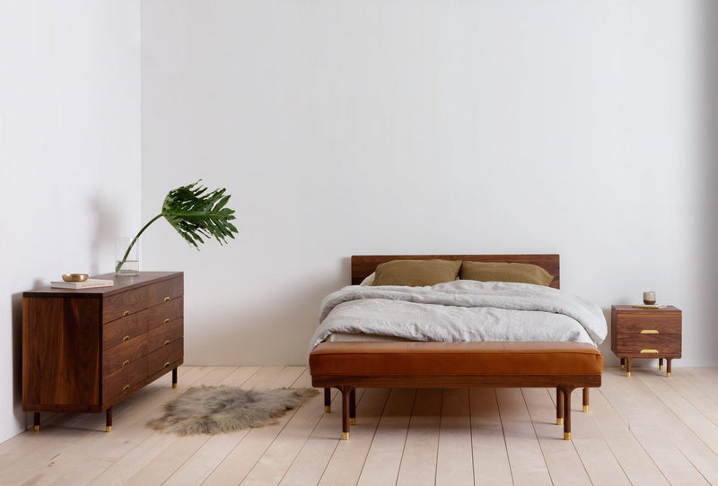 Simple Side Table - Walnut - Kalon Studios - Bedside Tables - HORNE