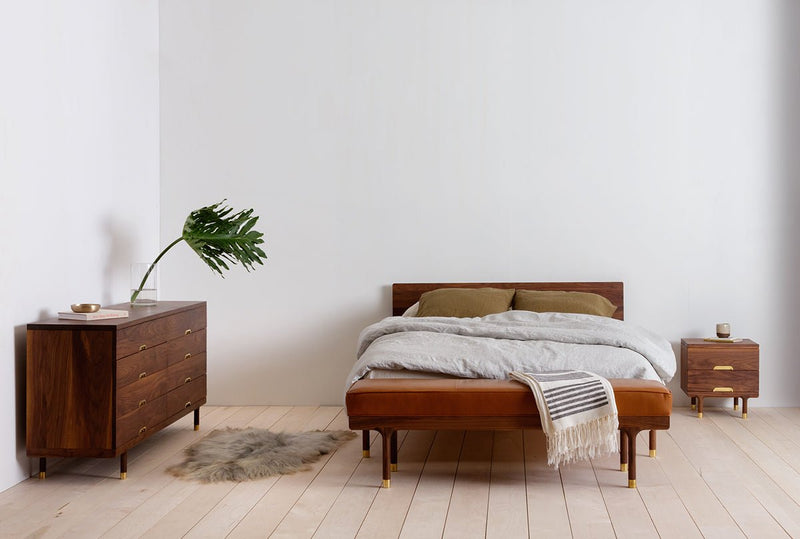 Simple Bench - Kalon Studios - Stools + Benches + Ottomans - Walnut - HORNE
