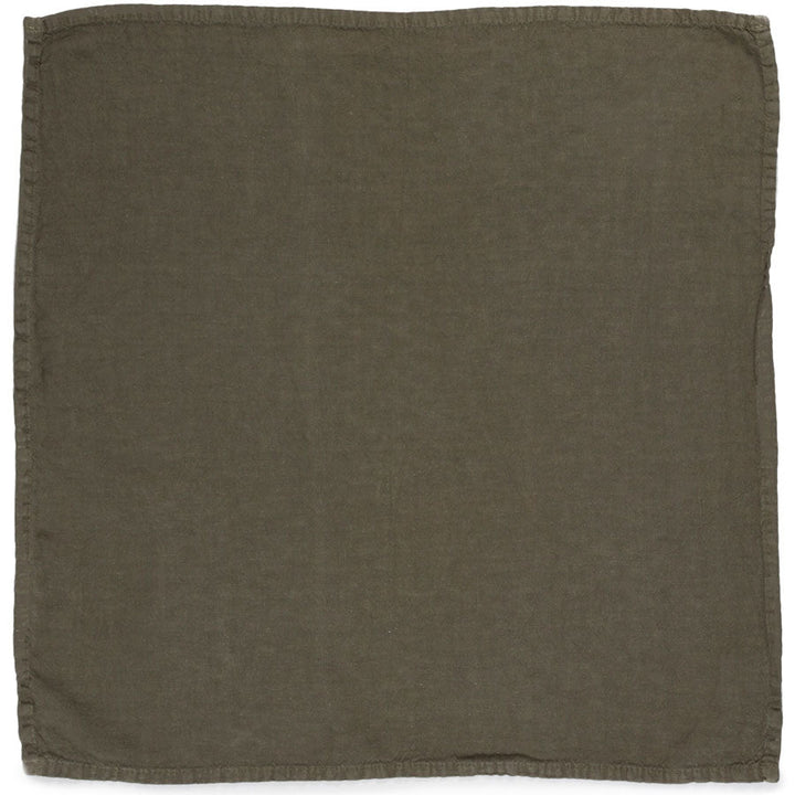 Simple Linen Napkins - Set of 4 - Hawkins New York - Kitchen + Table Linens - Olive - HORNE