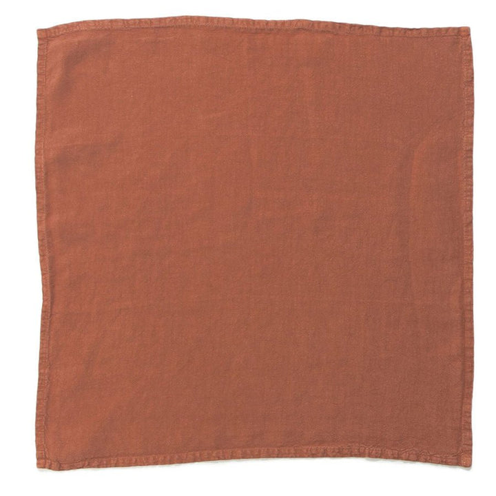 Simple Linen Napkins - Set of 4 - Hawkins New York - Kitchen + Table Linens - Terracotta - HORNE