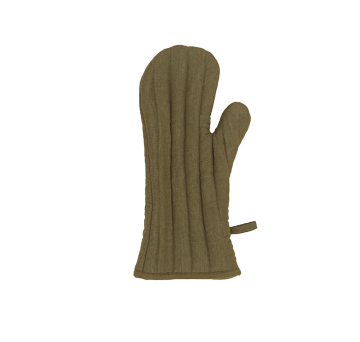 Simple Linen Oven Mitt - Hawkins New York - Kitchen Tools - Olive - HORNE