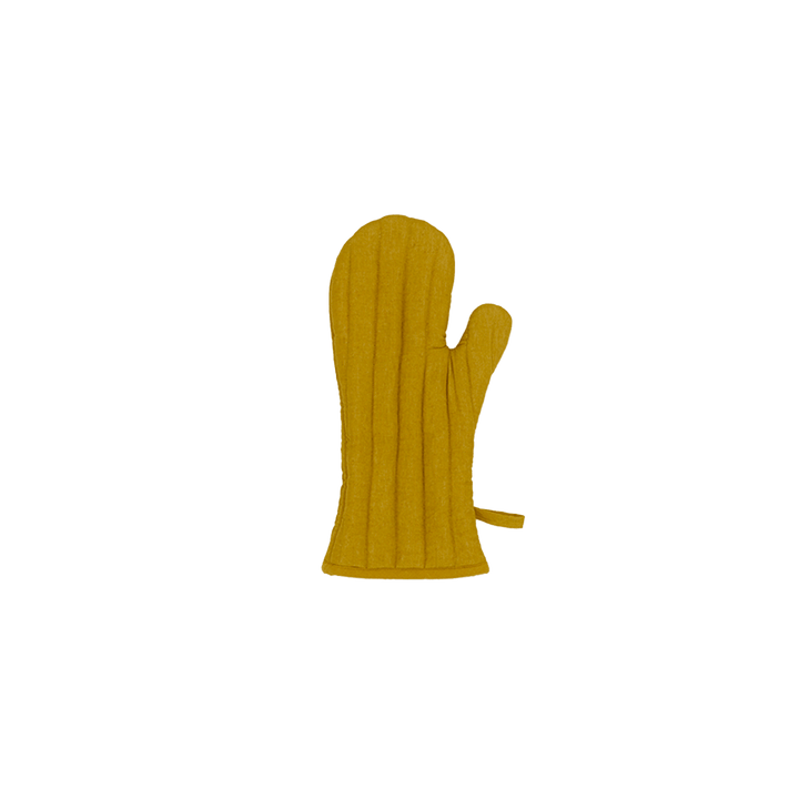 Simple Linen Oven Mitt - Hawkins New York - Kitchen Tools - Mustard - HORNE