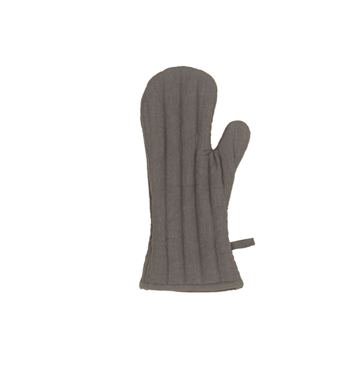 Simple Linen Oven Mitt - Hawkins New York - Kitchen Tools - Dark Grey - HORNE
