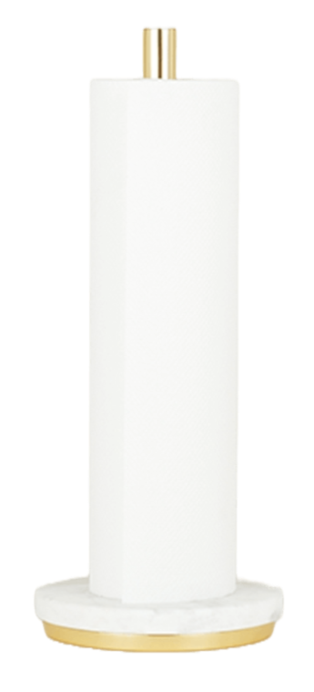 Simple Marble Paper Towel Holder - Hawkins New York - Kitchen Tools - HORNE