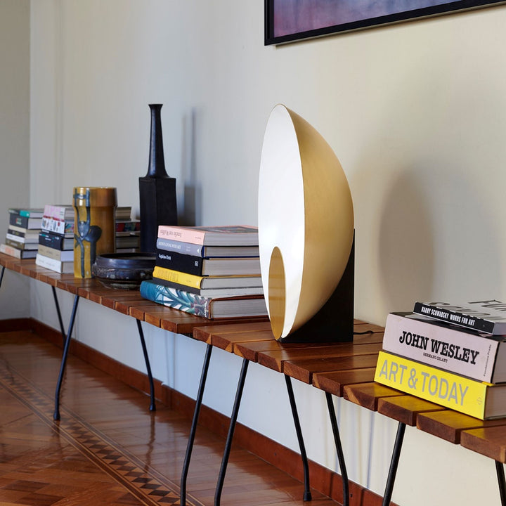 Siro Table Lamp - Oluce - Table + Task - Small - Gold - HORNE