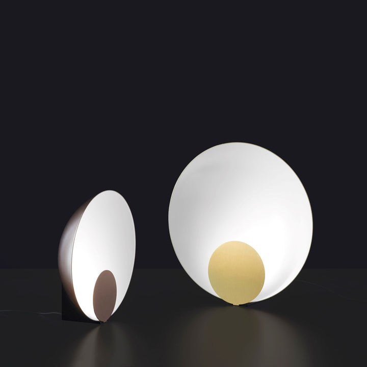 Siro Table Lamp - Oluce - Table + Task - Small - Gold - HORNE