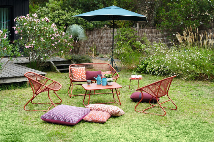 Sixties Bench - Fermob - Outdoor Furniture - Red Ochre - HORNE