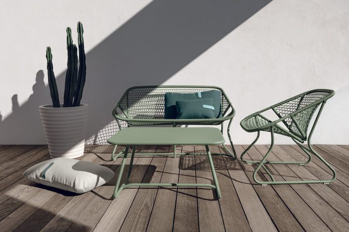 Sixties Bench - Fermob - Outdoor Furniture - Red Ochre - HORNE