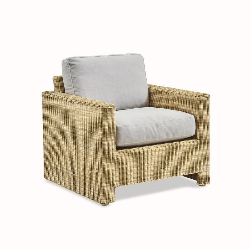 Sixty Lounge Chair - Exterior - Sika Design - Outdoor Furniture - Antique - Sunbrella Sailcloth Seagull - HORNE