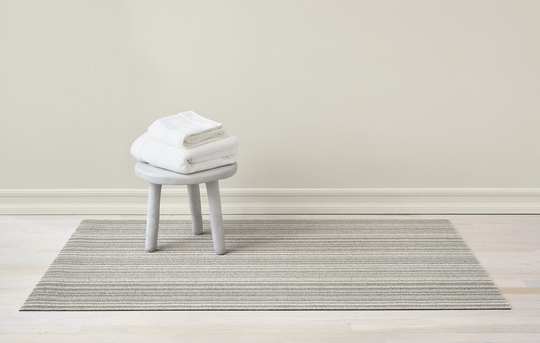 Skinny Stripe Shag Rug - Chilewich - Rugs - Birch - Doormat - HORNE