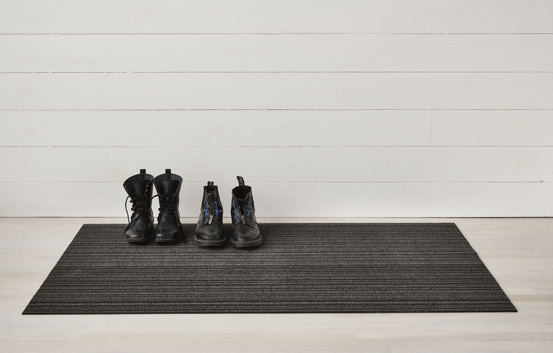 Skinny Stripe Shag Rug - Chilewich - Rugs - Turquoise - Doormat - HORNE