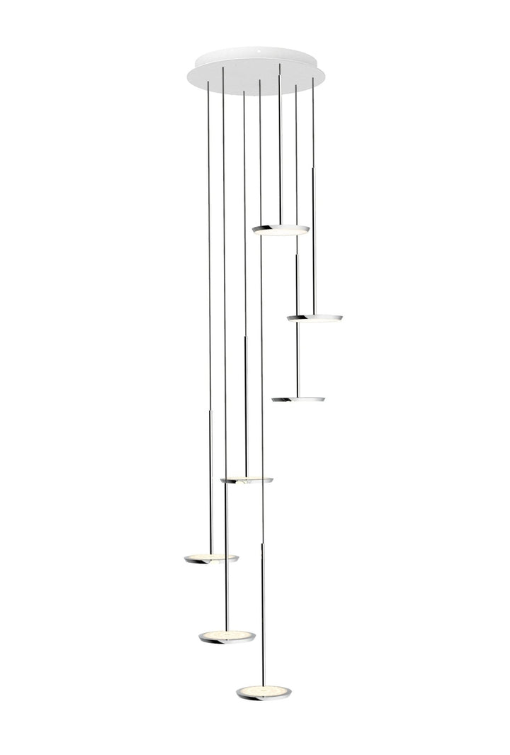 Sky Chandelier - Pablo Designs - Chandeliers - Set of 7 - Chrome - HORNE