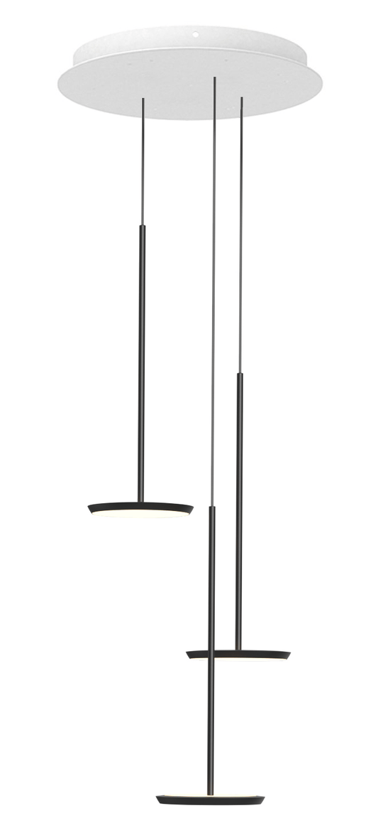 Sky Chandelier - Pablo Designs - Chandeliers - Set of 3 - Black - HORNE