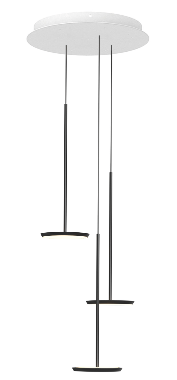 Sky Chandelier - Pablo Designs - Chandeliers - Set of 3 - Black - HORNE