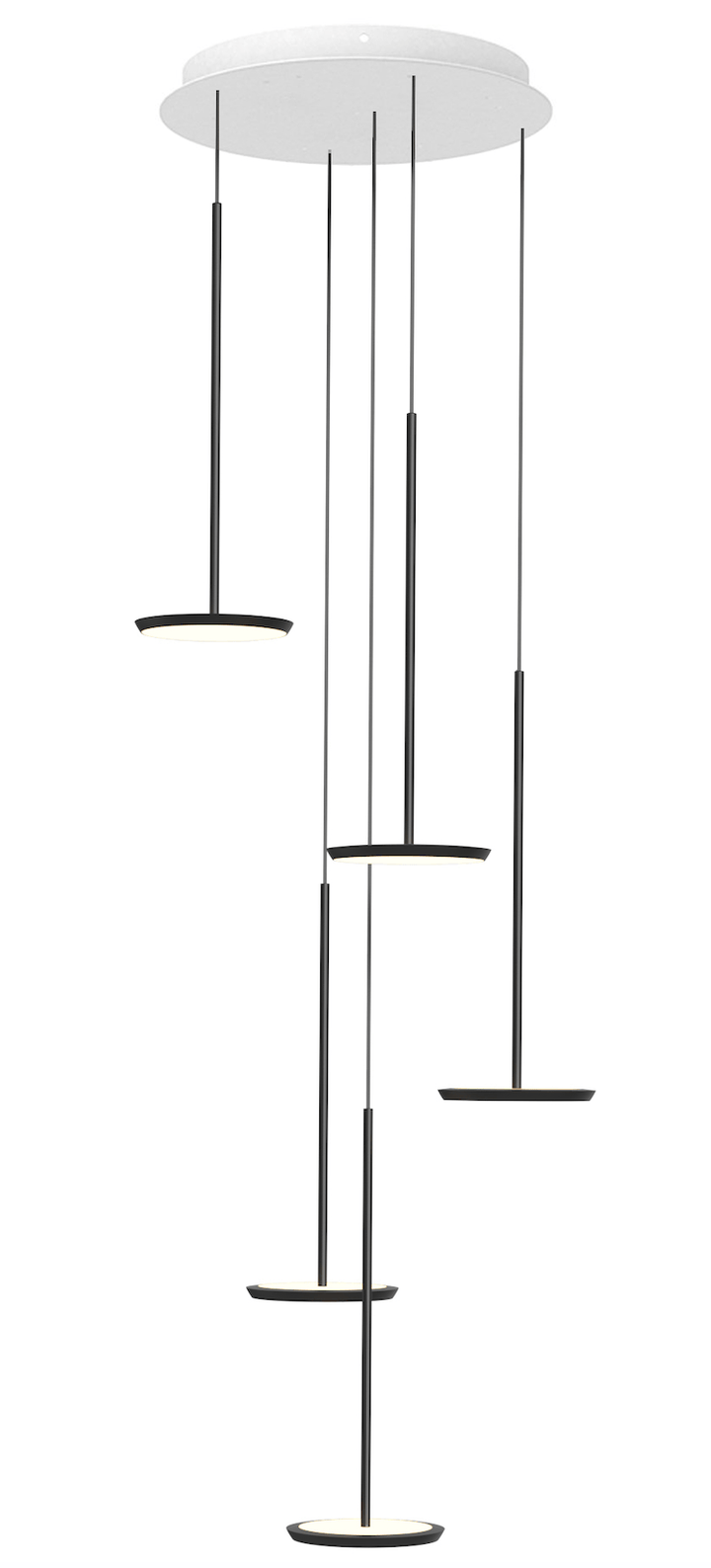 Sky Chandelier - Pablo Designs - Chandeliers - Set of 5 - Black - HORNE