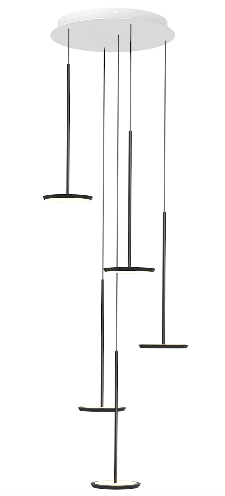 Sky Chandelier - Pablo Designs - Chandeliers - Set of 3 - Chrome - HORNE