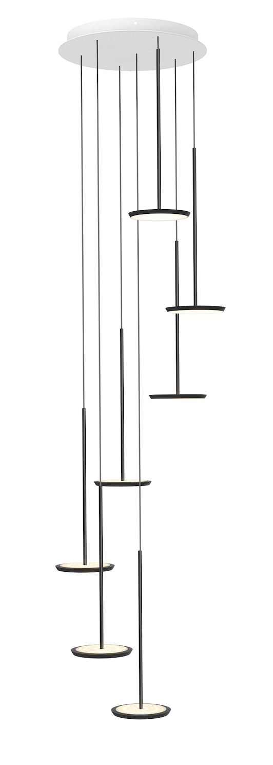 Sky Chandelier - Pablo Designs - Chandeliers - Set of 7 - Black - HORNE