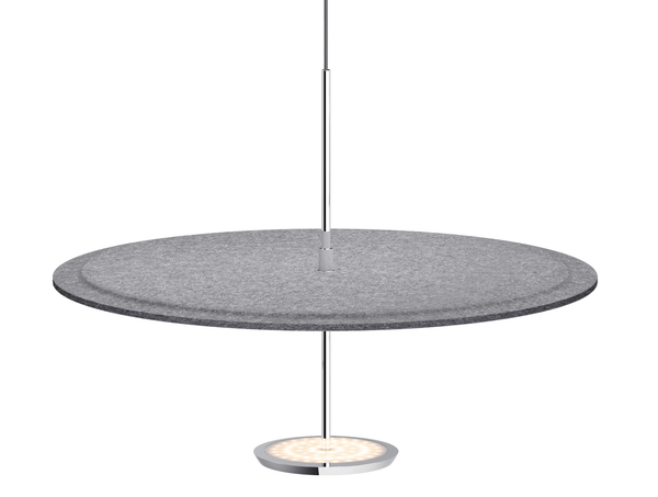 Sky Sound - Pablo Designs - Pendants - Polished Aluminum - 18" - Anthracite - HORNE