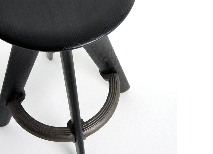 Slab Stool - Black