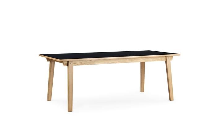 Slice Table - Linoleum - Normann Copenhagen - Tables + Desks - 90 x 200 cm - 29.13"H x 78.74"L - HORNE