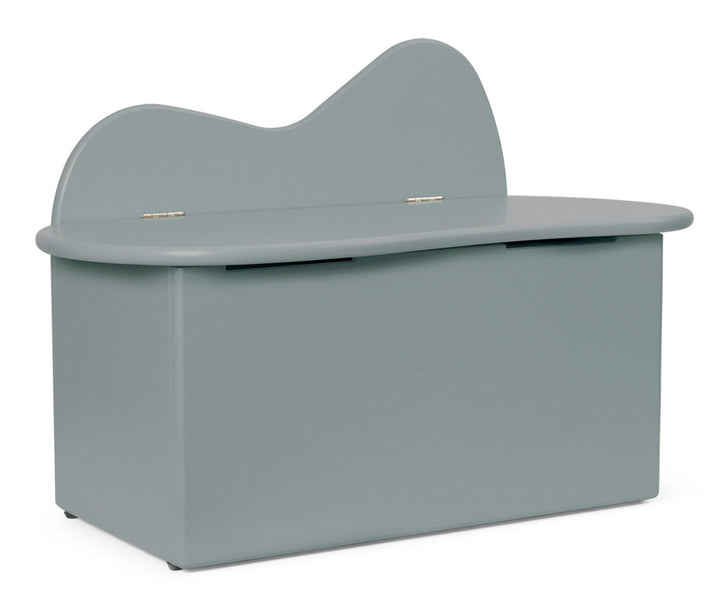 Slope Storage Bench - Ferm Living - Shelving - Storm - HORNE