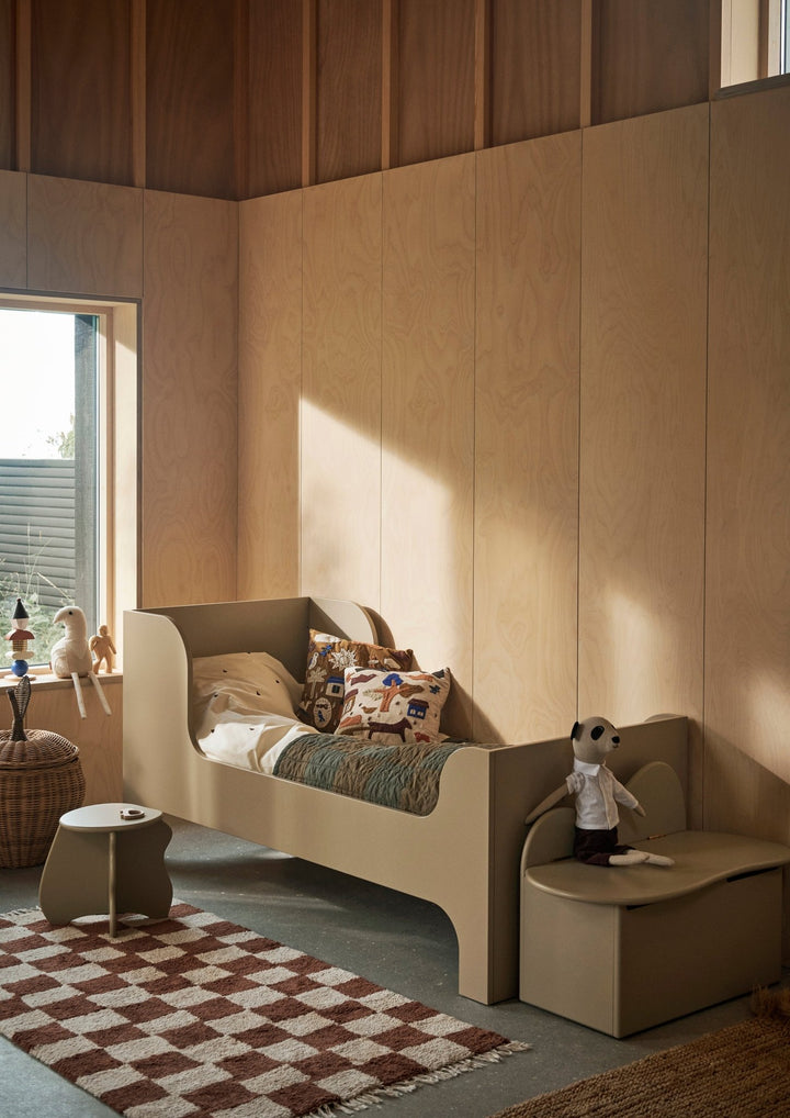 Slope Storage Bench - Ferm Living - Shelving - Storm - HORNE