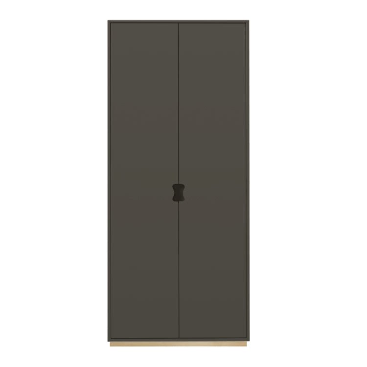 Snow Cabinet F - With Covered Doors - Asplund Sideboards + Cabinets - Natural Oak P1 - 05 Light Grey - Small - HORNE