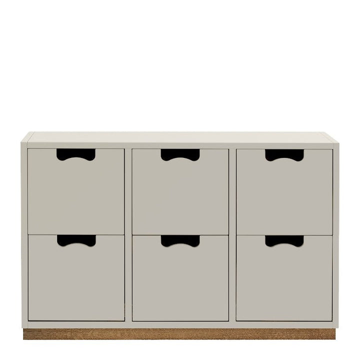 Snow Drawer B2 - Asplund Drawers - Natural Oak P1 - 05 Light Grey - HORNE