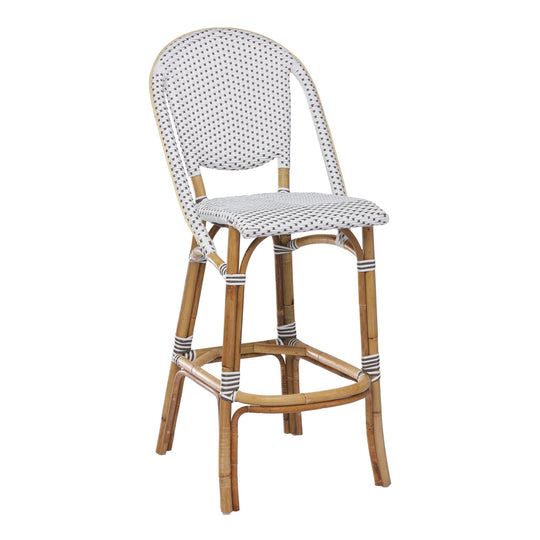 Sofie Bar Stool - Sika Design - Stools + Benches + Ottomans - Black / Black Dots - HORNE