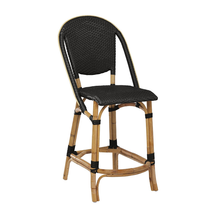 Sofie Counter Stool - Sika Design - Stools + Benches + Ottomans - Black / Black Dots - HORNE