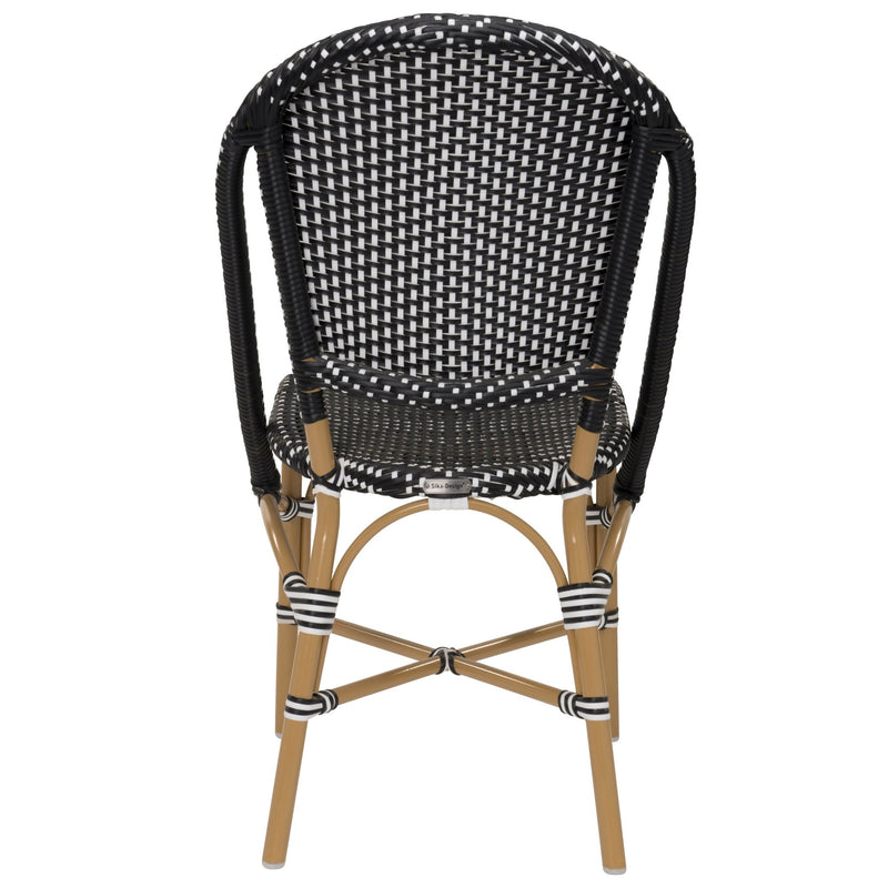 Sofie Outdoor Dining Side Chair - Sika Design - Outdoor Furniture - Navy / White Dots - HORNE
